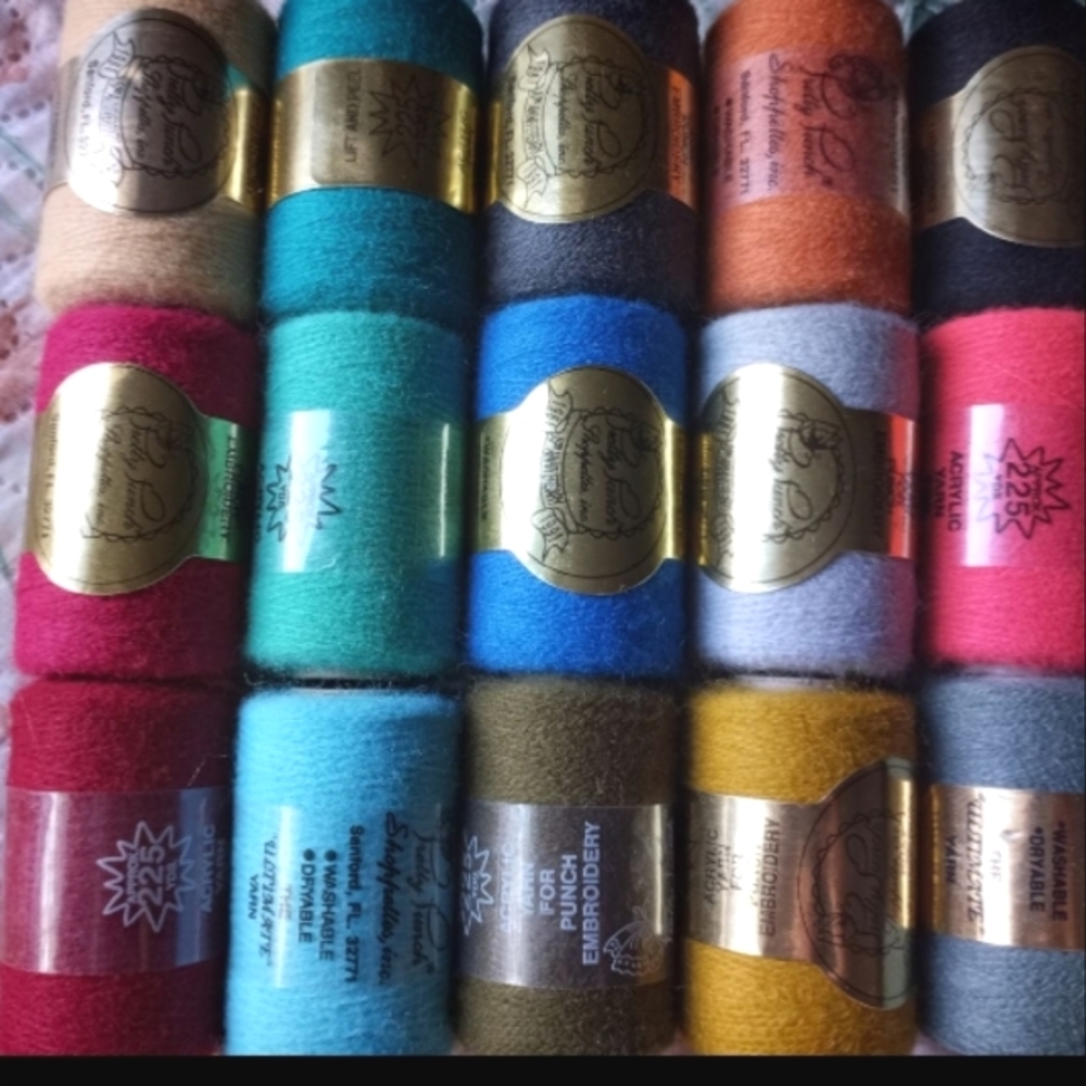 Pretty Punch Acrylic Thread For Punch Embroidery